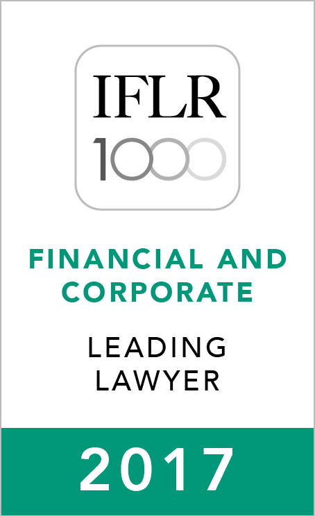 IFLR1000 (2017) Leading Lawyer