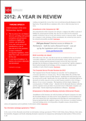 2012: A Year in Review