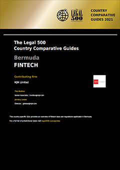 The Legal 500 Country Comparative Guides 2021 - Bermuda Fintech