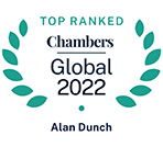 Ranked in Chambers Global, 2022 - Alan Dunch