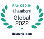 Ranked in Chambers Global, 2022 - Brian 
