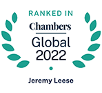 Ranked in Chambers Global, 2022 - Jeremy Leese